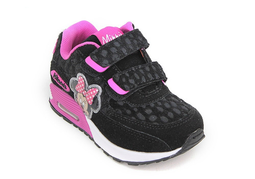 Zapatillas Addnice Air Minnie Lunares Luz Abrojo Deporfan