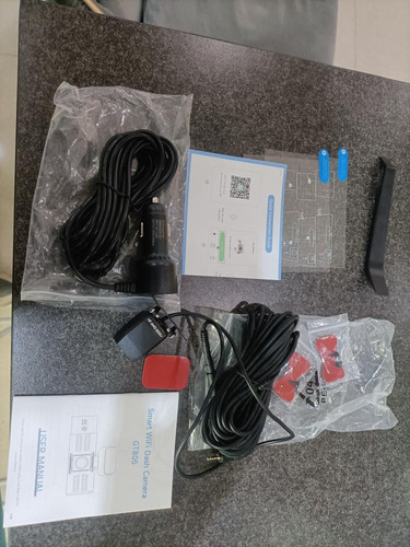 Cámara De Tablero Wifi 4k De 3 Canales, Frontal Y Trasera,
