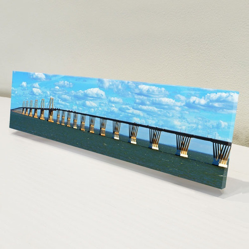 Cuadro Mdf Puente 1 Maracaibo Medidas 40 X 10 Cm Foto Canvas