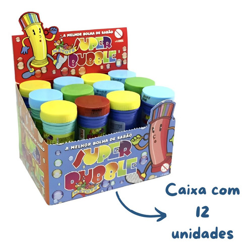 Bolhas De Sabão 50ml Diversão Ideal Festas E Lembrancinhas