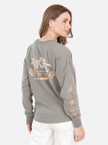 Polera Ml Query Verde Mujer Rip Curl