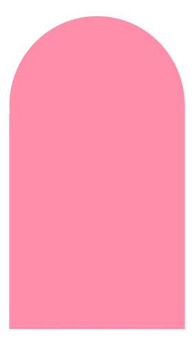 Funda Color Rosa Chicle Mampara Punta Circular 2mts X 1mt