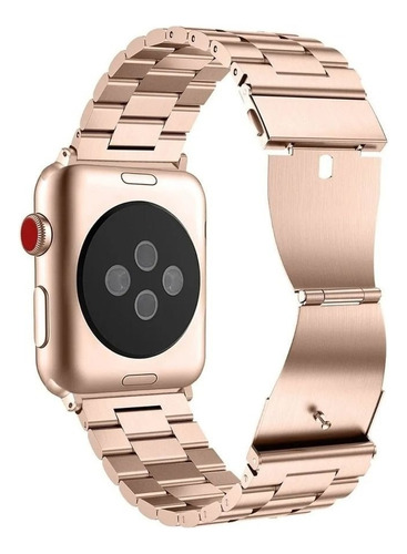 Correa Acero Fintie Compatible Con Apple Watch 42mm Bronce