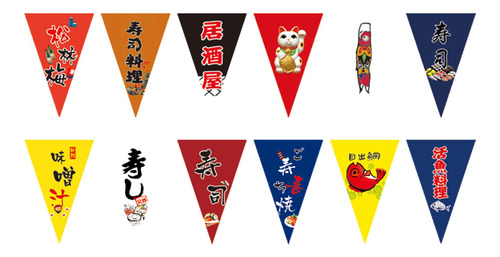 Banderas Japonesas, Letrero Publicitario, M1 20cmx30cm M1
