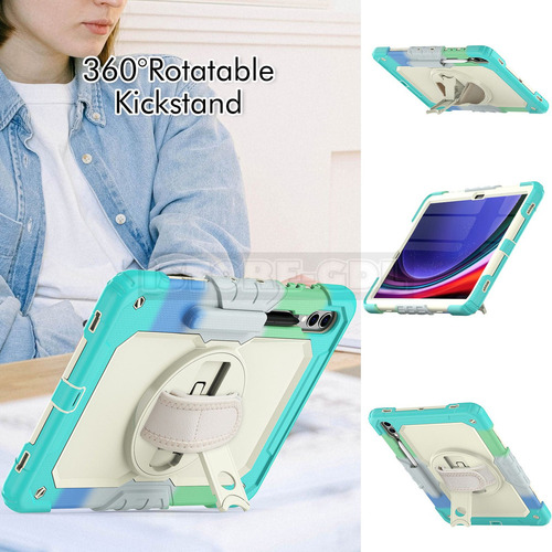 Funda Uso Rudo Para Galaxy Tab S10 Plus 12.4 / S10+ 2024