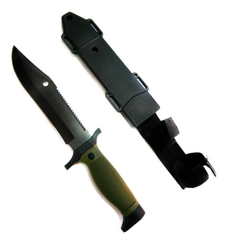 Cuchillo Tactico Militar Con Funda Rigida 9424  Envio Gratis