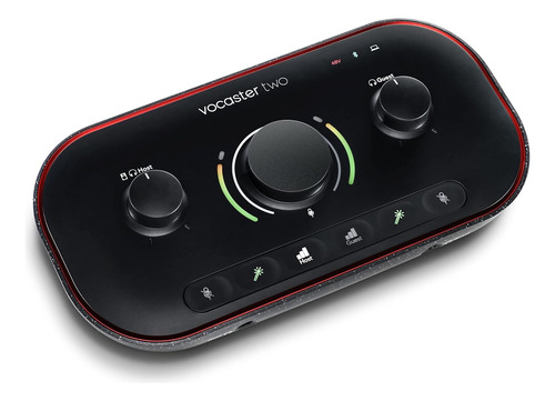Focusrite Vocaster Two Interfaz De Audio Para Podcast Negro (Usado)