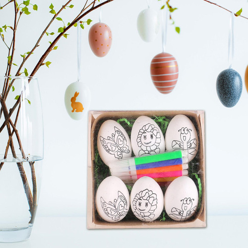 Cbq Huevos De Pascua Diy Pintura Artesanía Huevos Rellenos