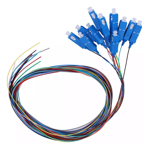 Extensão Pigtail Fibra Óptico Sm Sc/upc 1,0 Metros C/12peças