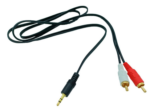 Imagen 6 de 6 de Cable Rca A Auxiliar 3.5mm Adaptador De Audio 1.5 Metros