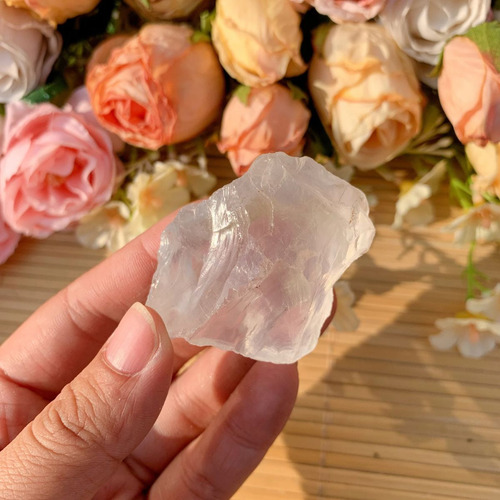 Pedra Bruta Cristal Quartzo Transparente 200g Legitimo Equilibrio E Cura