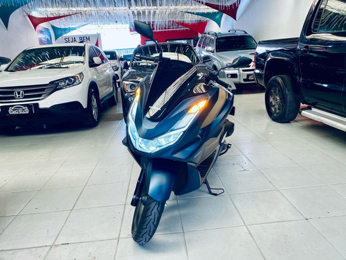 Honda Pcx 160cc Dlx Abs Azul Linda 2024 Unico Dono Impecavel