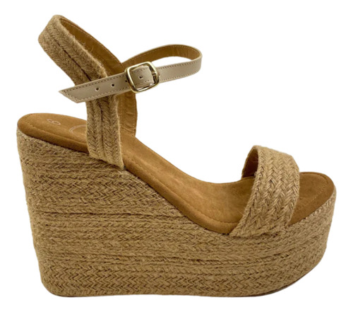 Cuñas De Yute Con Plataformas Sandalia Plataforma Con Yute