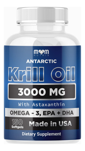 Dr. Joel's Mom Nutrix Suplemento De Aceite De Krill