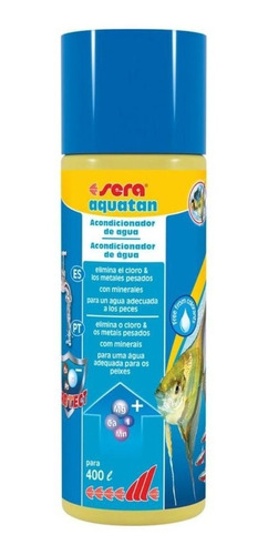 Acondicionador Para Acuario 100ml Sera Aquatan/ Fauna Salud