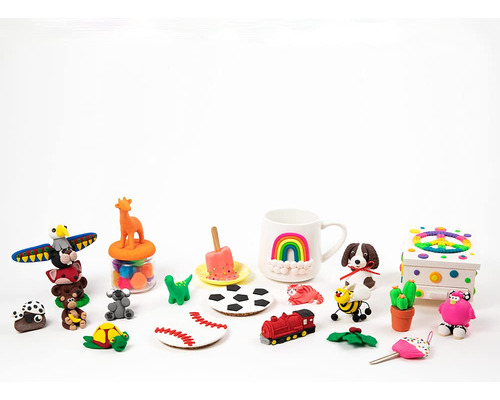 Sculpey Kit Set 12 Colores Arcilla Polimerica Masa Modelar H