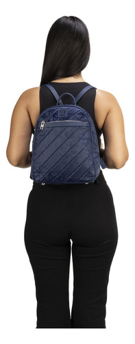 Bolsa Backpack Cloe Eresmi Mediano Color Azul