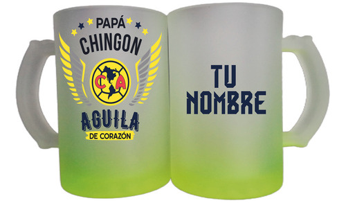 Tarro Personalizado Dia Del Papa Futbol America