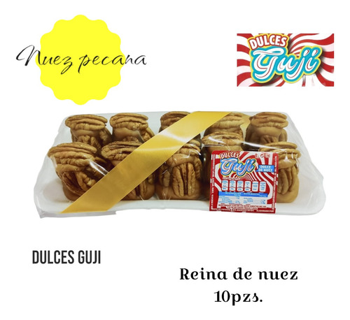 Reina Jamoncillo De Nuez Tipo Glorias Guji (10 Piezas)