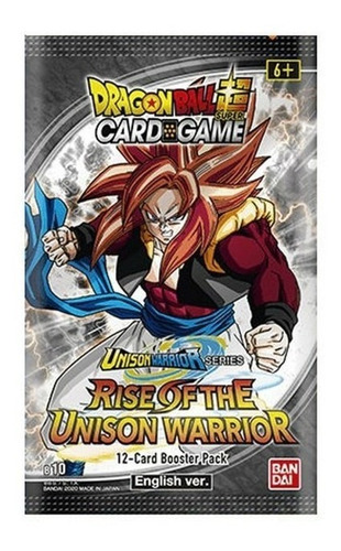 5 Sobres Cartas Dragon Ball Super Rise Unison Warrior 2nd Ed