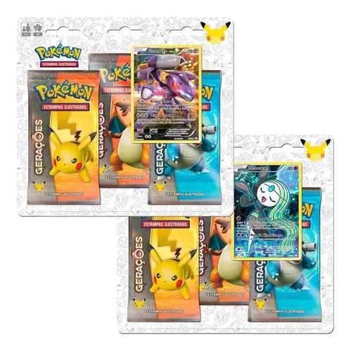 Pokémon Tcg 2 Triple Pack Gerações Genesect E Meloetta