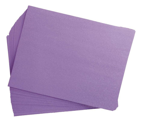 Papel De Construcción, Violeta, 12 X 18 Pulgadas, 50 Hojas,