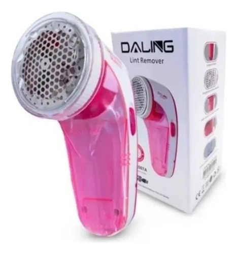 Papa Bolinhas Elétrico Portátil S/ Fio Carregamento Usb Cor Rosa