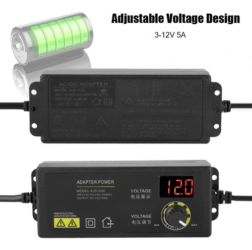 Control De Velocidad Del Motor De Voltaje Ajustable 60w 5a 3