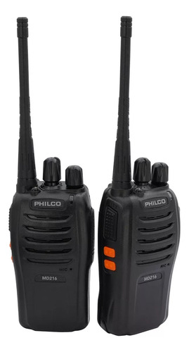 Kit Radio Transmisor Philco Md216 2uni Ideal Para Guardias