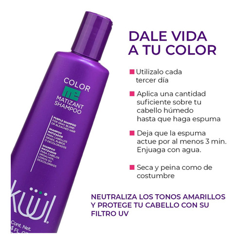 Shampoo Matizador Kuul 300ml