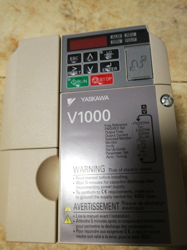 Variador Frecuencia Yaskawa V1000, 2hp(1,5kw) Trifasico 440v