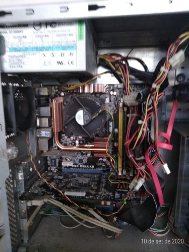 Quad 2 Core E Hd 500 Gb, Cpu Placa Mãe Asus P5k Deluxe,