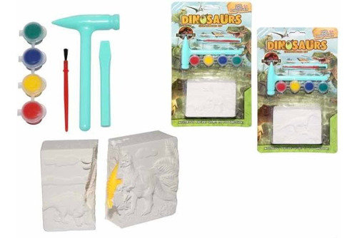 Kit De Excavación Y Pintura De Dinosaurios A Tu Gusto