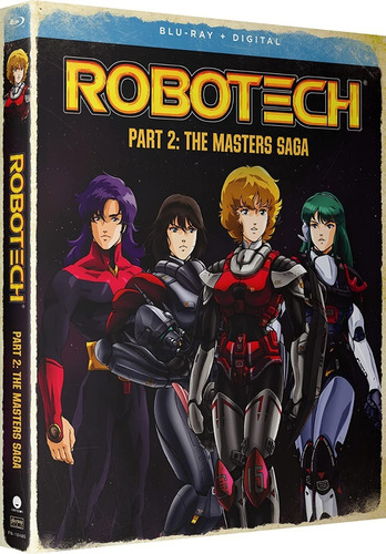 Blu-ray Robotech Part 2 The Masters Saga / Subtitulos Ingles