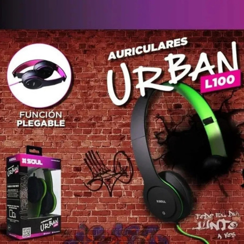 Imagen 6 de 8 de Auricular Soul Con Microfono Urban L100 Alta Definición Dbst
