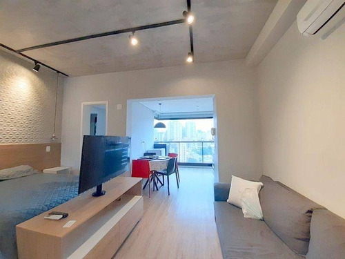 Imagem 2 de 30 de Mobiliado, Semi Novo, 01 Suite, 33 Metros De Aréa Util, 01 Vaga De Garagem, Amplo Lazer. - Ap3439
