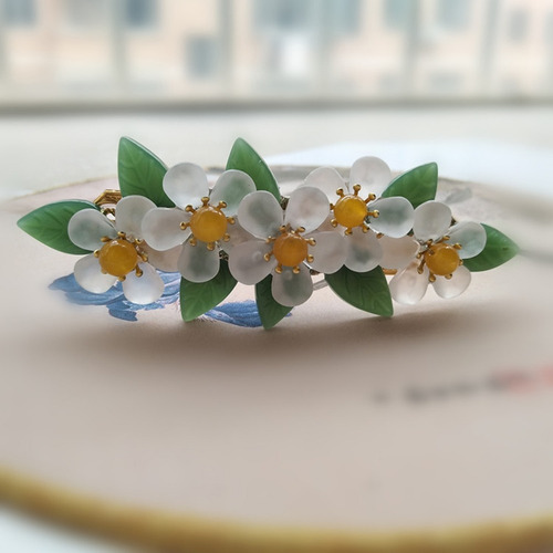 Estilo Clásico Pelo Flor Corona Horquilla De Cabello Decorat