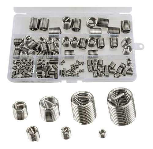 Letaosk Metric Wire Thread Helicoil Screw Sleeve Kit For