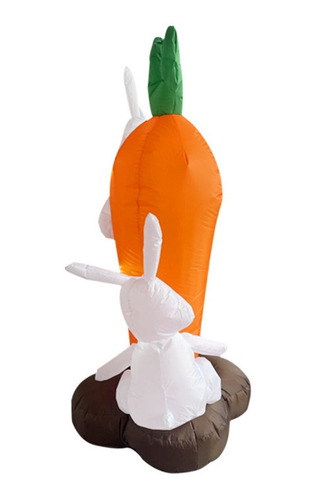 Inflable De Conejo De Pascua Con Led De 1.8m