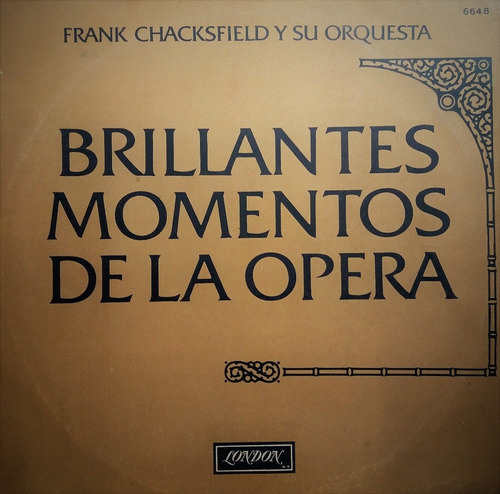 Frank Chacksfield Brillante Momentos De La Opera 2 Lp 
