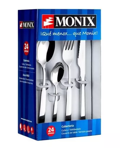 Juego De Cubiertos Ac. Inox. Para Seis Pers. Monix Europa