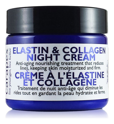 Carapex Anti-edad Crema De Noche Con Elastina & Colágeno, .