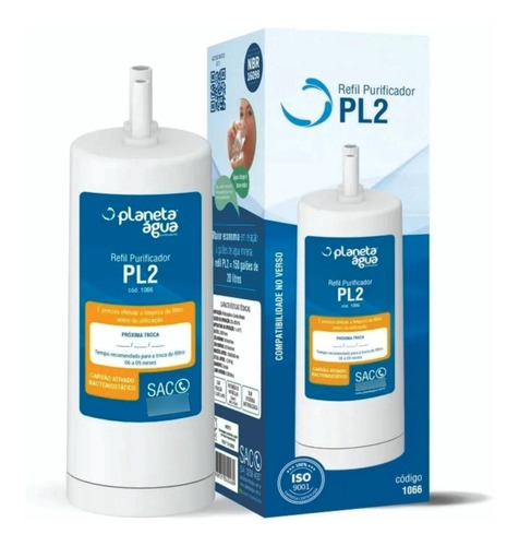 Refil Filtro Pl2 Latina Vitamax Purifive Planeta Agua