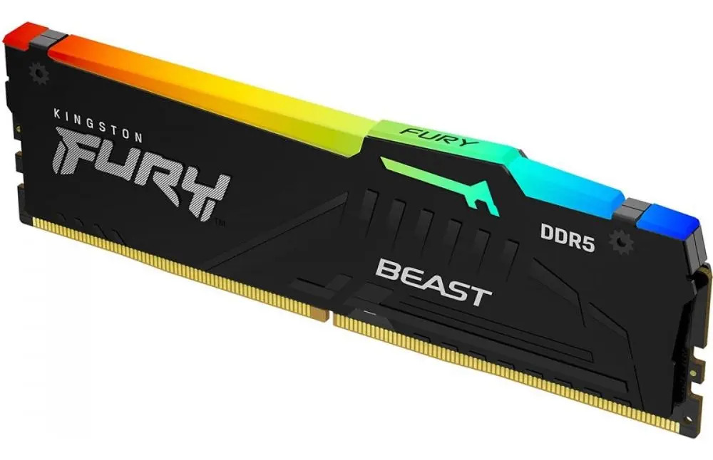 Memória Ddr5 Kingston Fury Beast, Rgb, 32gb (2x16gb