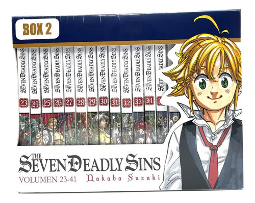 The Seven Deadly Sins Boxset 2, De Dakaba Suzuki. Nanatzu No Taizai, Vol. 2. Editorial Panini, Tapa Blanda, Edición 1.0 En Español, 2023
