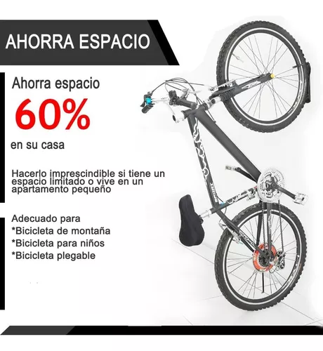 Gancho Soporte Bicicleta Pared Al Pedal + Ruedas 2da