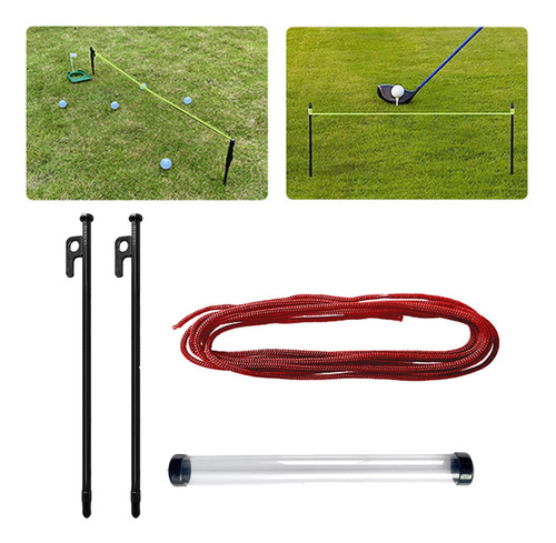 Equipo De Ayuda De Alineación De Golf Para Mejorar Las Rojo