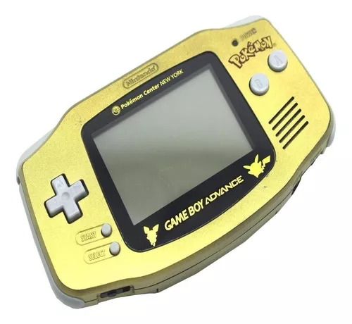 Nintendo Game Boy Advance Gold Pokémon Edition color gold
