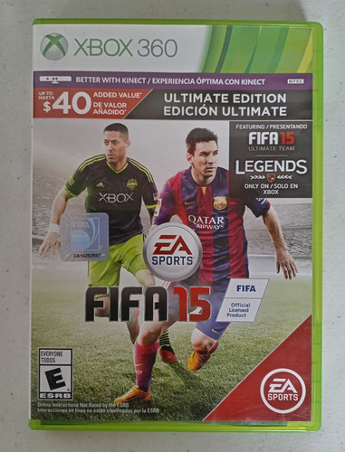 Fifa 15 Xbox 360 Formato Físico Original (Usado)