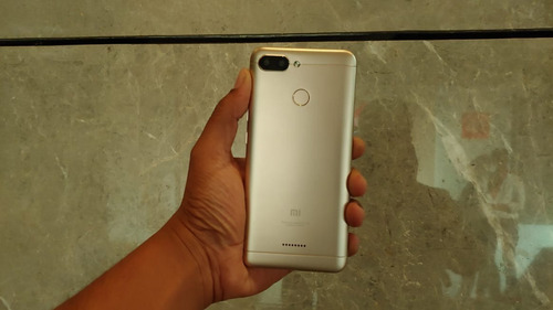 Xiaomi Redmi 6 Dual Sim Dorado 4 Gb Ram 64 Gb Rom Camara Dual Huella Dactilar Bumper Anillo (Usado)